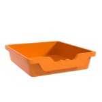 Aufbewahrungsbox Ergo Tray,  7 cm hoch, orange, 